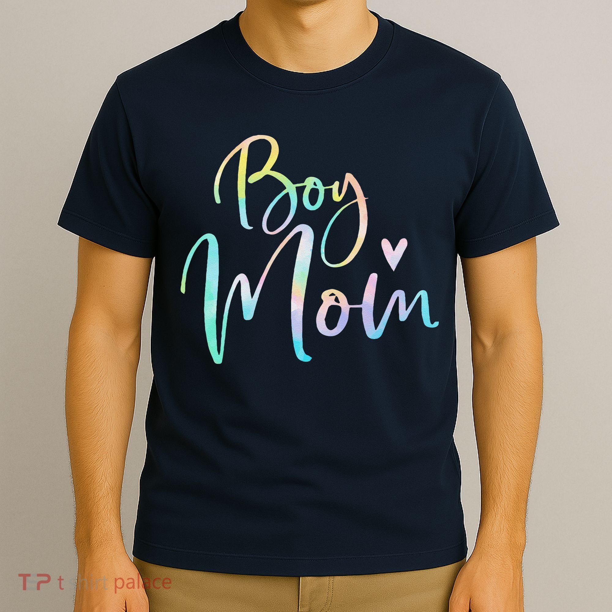 Boy Mom Gifts For Mother Mama Of Boy Tie Dye T-Shirt