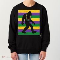 Bigfoot Mardi Gras Festive Women's Sweatshirt thumb 0
