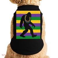 Bigfoot Mardi Gras Festive Doggie Tank thumb 0