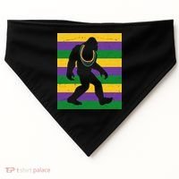 Bigfoot Mardi Gras Festive USA-Made Doggie Bandana thumb 0