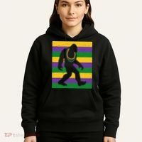 Bigfoot Mardi Gras Festive Hoodie thumb 5