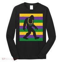 Bigfoot Mardi Gras Festive Long Sleeve Shirt thumb 0