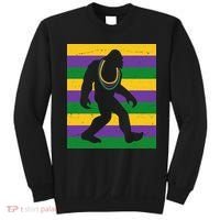 Bigfoot Mardi Gras Festive Sweatshirt thumb 0