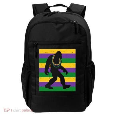 Bigfoot Mardi Gras Festive Backpack