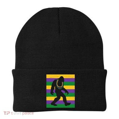 Bigfoot Mardi Gras Festive Beanie