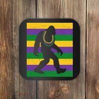 Bigfoot Mardi Gras Festive Coaster thumb 0