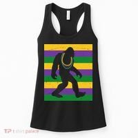 Bigfoot Mardi Gras Festive Women's Tank Top thumb 0
