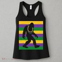 Bigfoot Mardi Gras Festive Women's Tank Top thumb 3