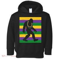 Bigfoot Mardi Gras Festive Toddler Hoodie thumb 0