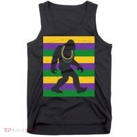 Bigfoot Mardi Gras Festive Tank Top thumb 0