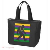 Bigfoot Mardi Gras Festive Tote Bag thumb 3