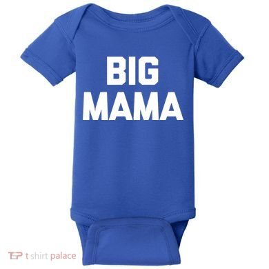 Big Mama Gift Funny Saying Sarcastic Novelty Cute Mom Great Gift Baby Bodysuit