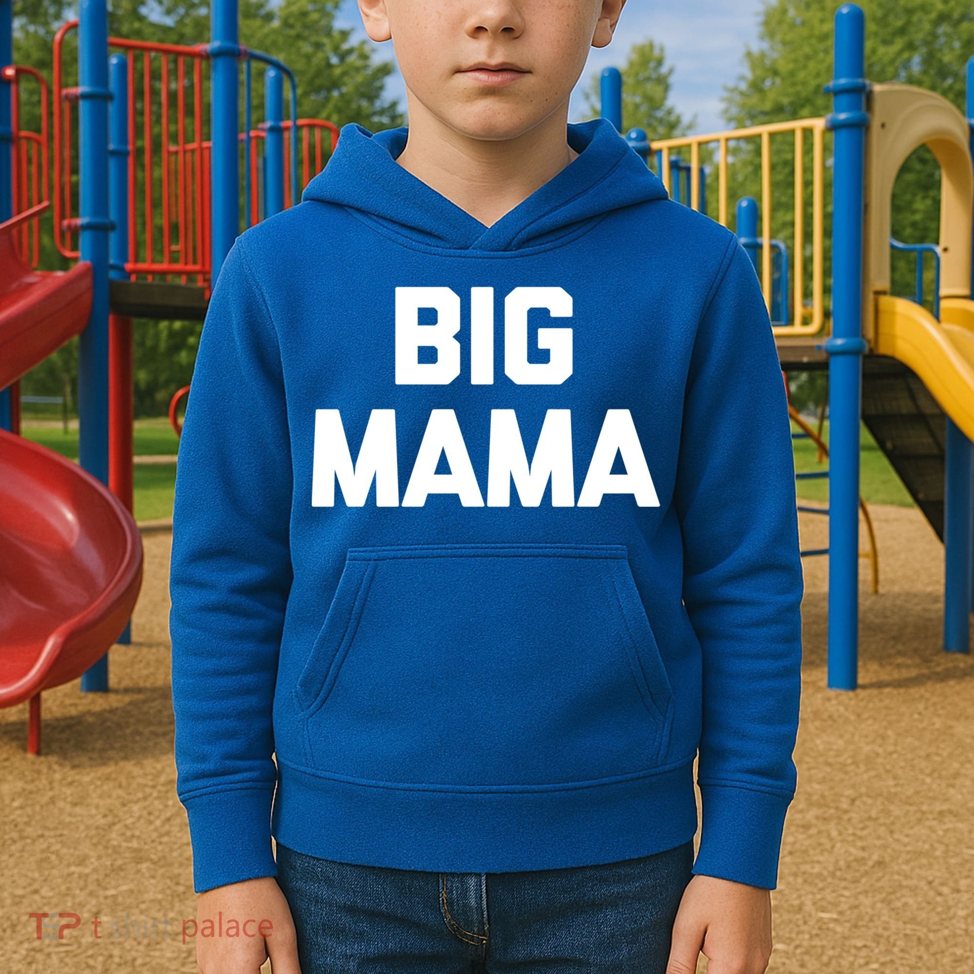 Big Mama Gift Funny Saying Sarcastic Novelty Cute Mom Great Gift Kids Hoodie