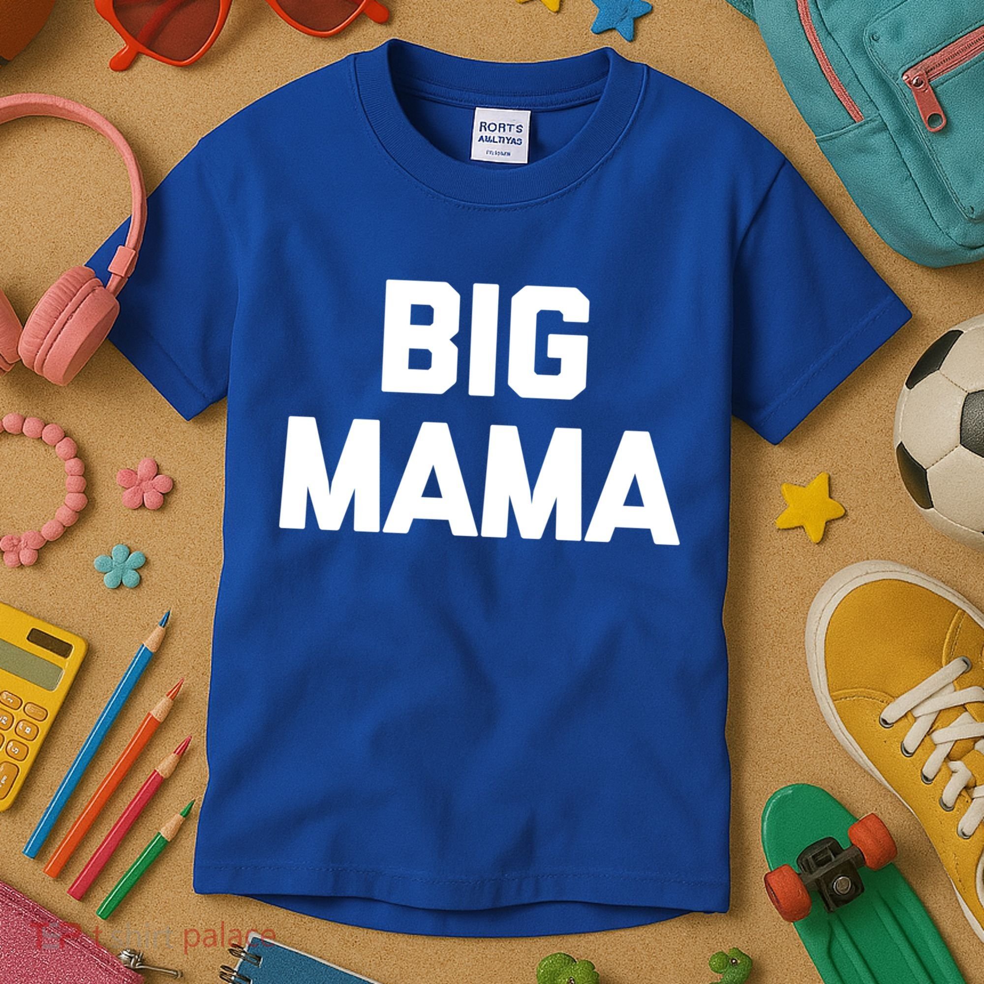 Big Mama Gift Funny Saying Sarcastic Novelty Cute Mom Great Gift Kids T-Shirt
