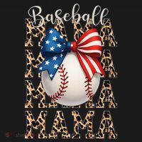 Baseball Mama Game Day Baseball USA 4th Of July Mom Mother Women's Tank Top thumb 5