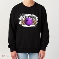Bowling Mom Game Day Outfit Funny Mother's Day For Mom Gift Women's Sweatshirt thumb 0