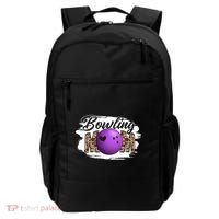 Bowling Mom Game Day Outfit Funny Mother's Day For Mom Gift Backpack thumb 0