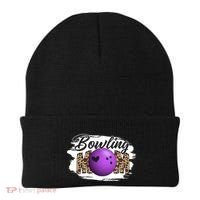 Bowling Mom Game Day Outfit Funny Mother's Day For Mom Gift Beanie thumb 0