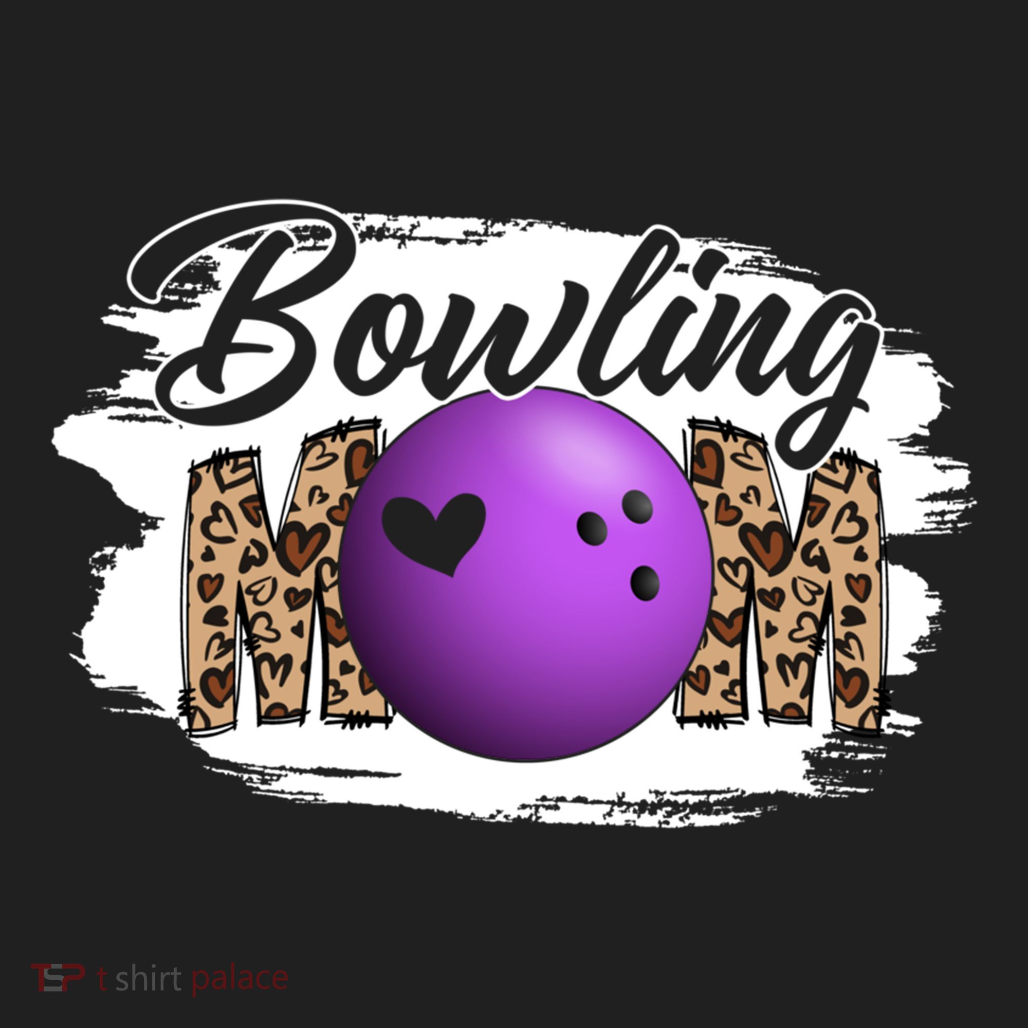 Bowling Mom Game Day Outfit Funny Mother's Day For Mom Gift Golf Towel