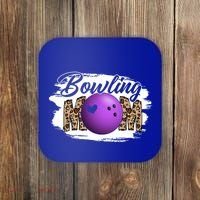 Bowling Mom Game Day Outfit Funny Mother's Day For Mom Gift Coaster thumb 0