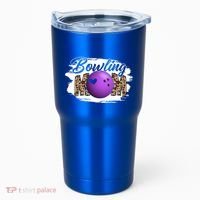 Bowling Mom Game Day Outfit Funny Mother's Day For Mom Gift Tumbler thumb 0