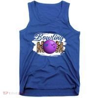 Bowling Mom Game Day Outfit Funny Mother's Day For Mom Gift Tank Top thumb 0