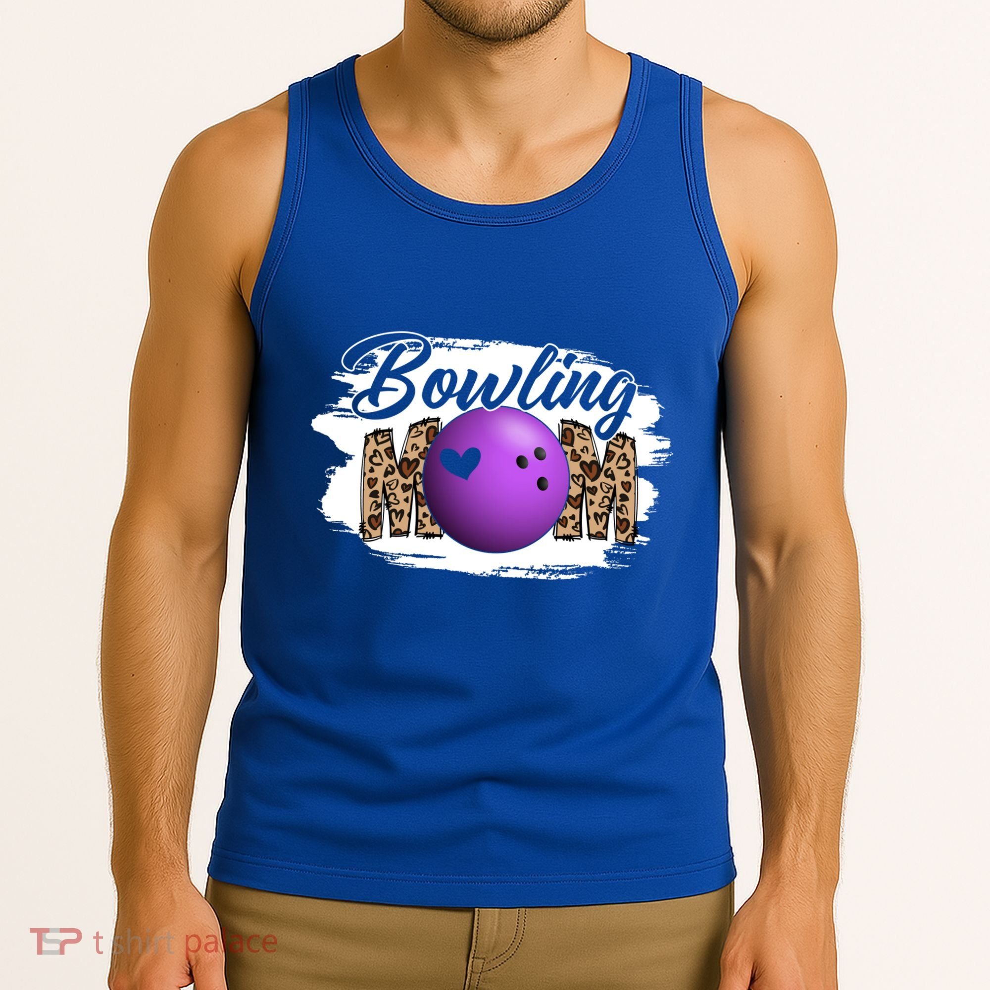Bowling Mom Game Day Outfit Funny Mother's Day For Mom Gift Tank Top