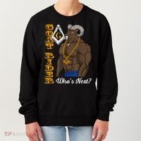 Brothers Masons Goat Rider Whos Next Masonic Funny Gift Women's Sweatshirt thumb 0