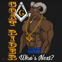 Brothers Masons Goat Rider Whos Next Masonic Funny Gift Tall T-Shirt thumb 4
