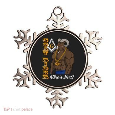 Brothers Masons Goat Rider Whos Next Masonic Funny Gift Ornament