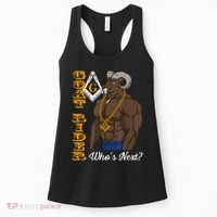 Brothers Masons Goat Rider Whos Next Masonic Funny Gift Women's Tank Top thumb 0