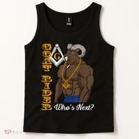 Brothers Masons Goat Rider Whos Next Masonic Funny Gift Tank Top thumb 2