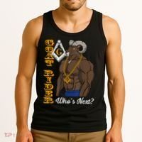 Brothers Masons Goat Rider Whos Next Masonic Funny Gift Tank Top thumb 3