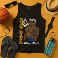 Brothers Masons Goat Rider Whos Next Masonic Funny Gift Tank Top thumb 4