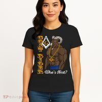 Brothers Masons Goat Rider Whos Next Masonic Funny Gift Women's T-Shirt thumb 4