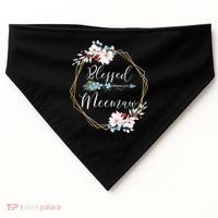 Blessed Meemaw Grandma Gift USA-Made Doggie Bandana thumb 0