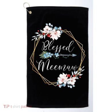 Blessed Meemaw Grandma Gift Golf Towel