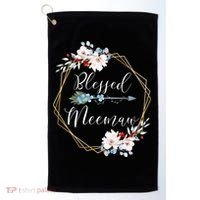 Blessed Meemaw Grandma Gift Golf Towel thumb 0