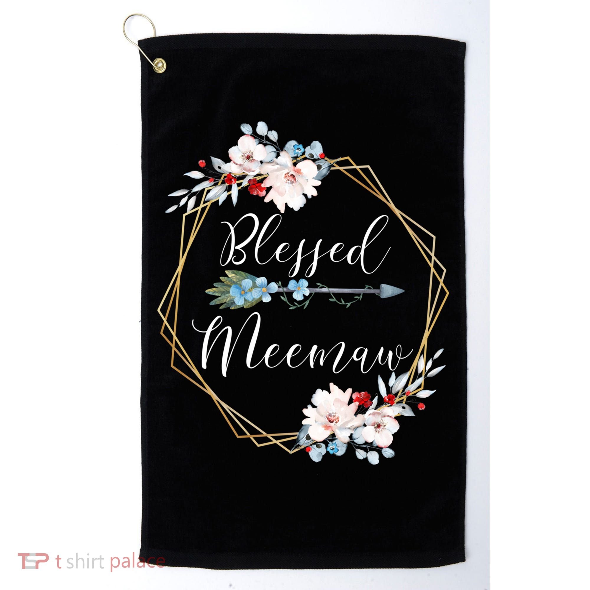 Blessed Meemaw Grandma Gift Golf Towel