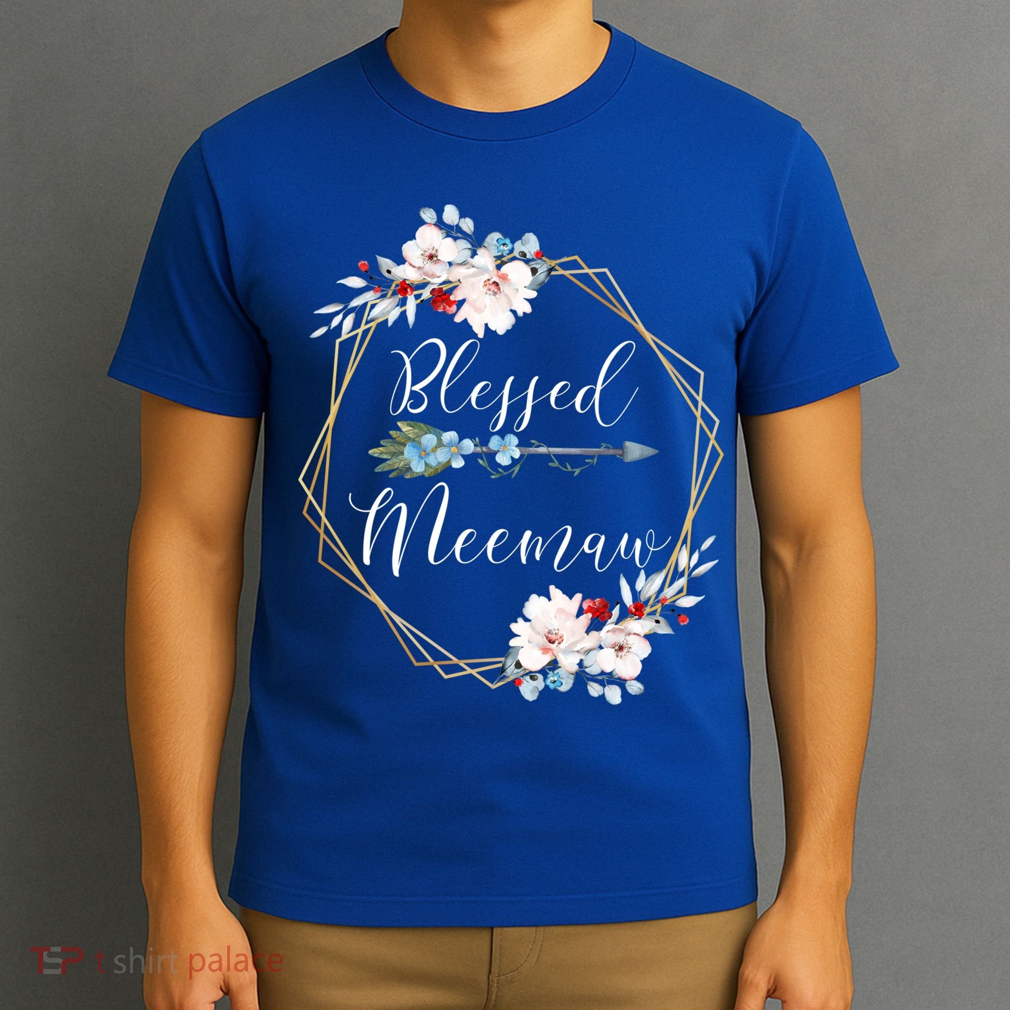 Blessed Meemaw Grandma Gift T-Shirt