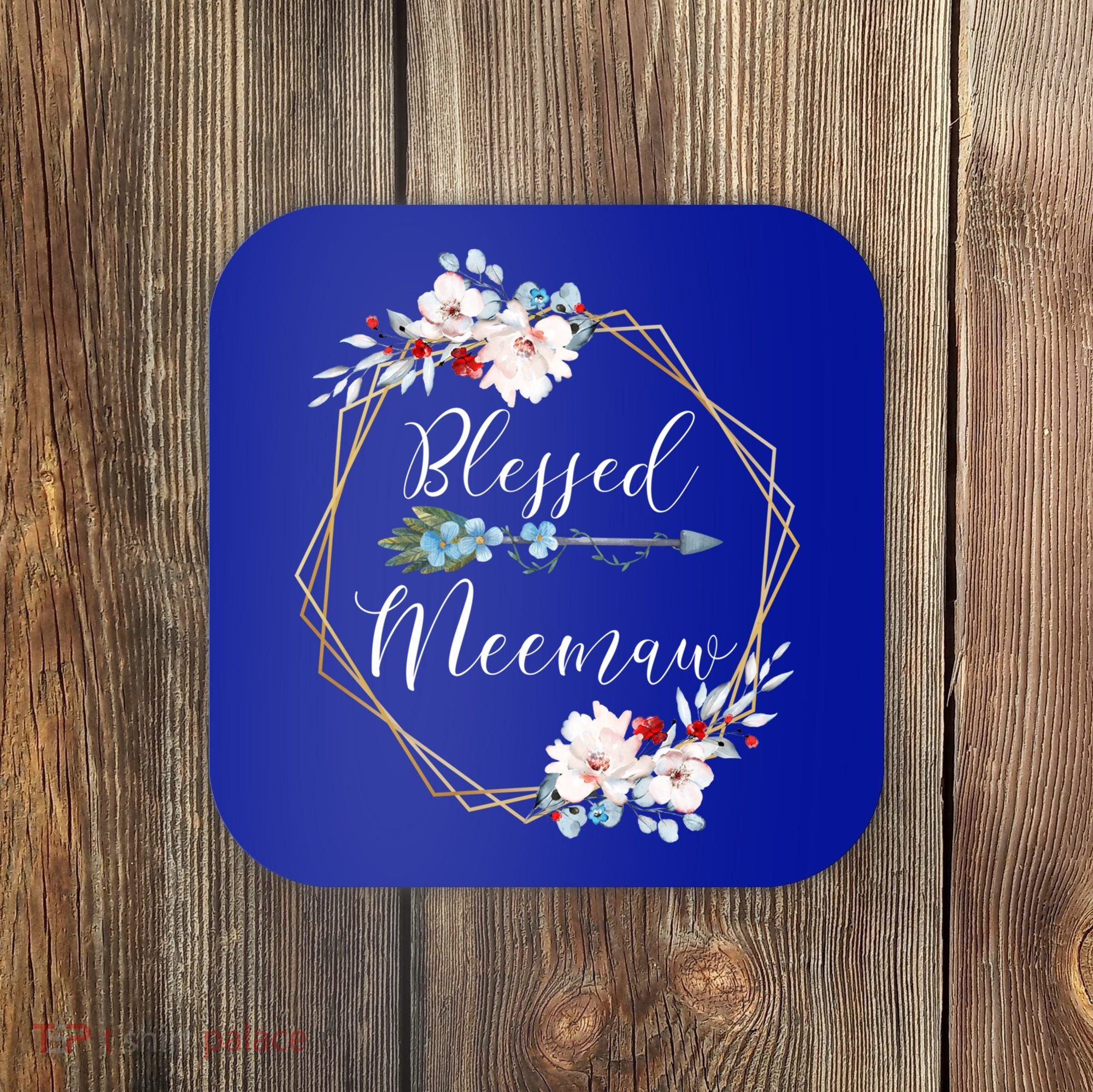 Blessed Meemaw Grandma Gift Coaster