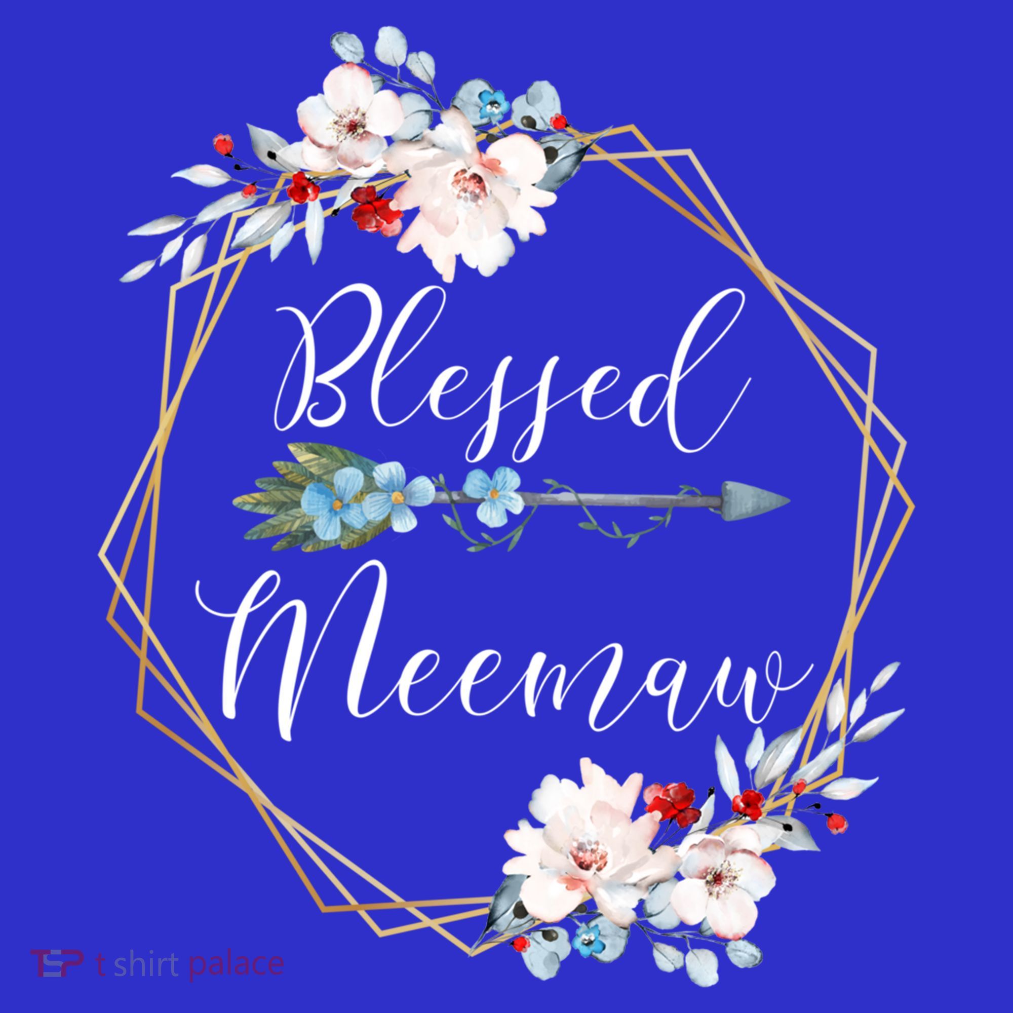 Blessed Meemaw Grandma Gift Tank Top