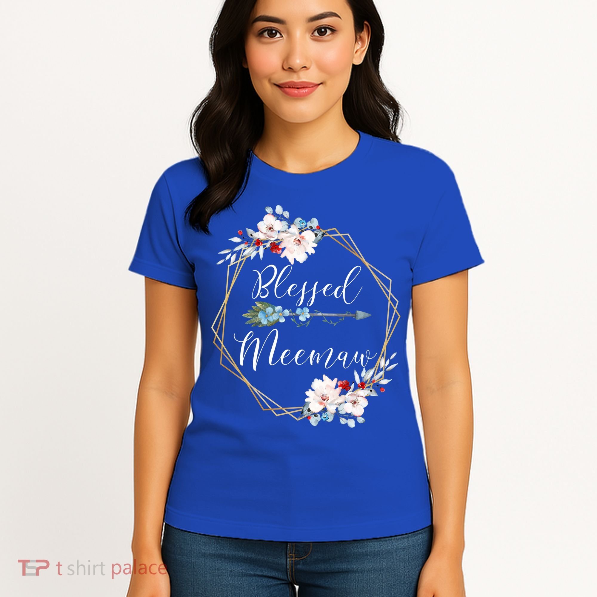Blessed Meemaw Grandma Gift Women's T-Shirt