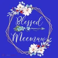 Blessed Meemaw Grandma Gift Women's T-Shirt thumb 6