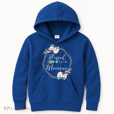 Blessed Meemaw Grandma Gift Kids Hoodie