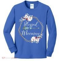 Blessed Meemaw Grandma Gift Kids Long Sleeve Shirt thumb 0
