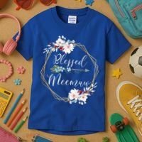 Blessed Meemaw Grandma Gift Kids T-Shirt thumb 3