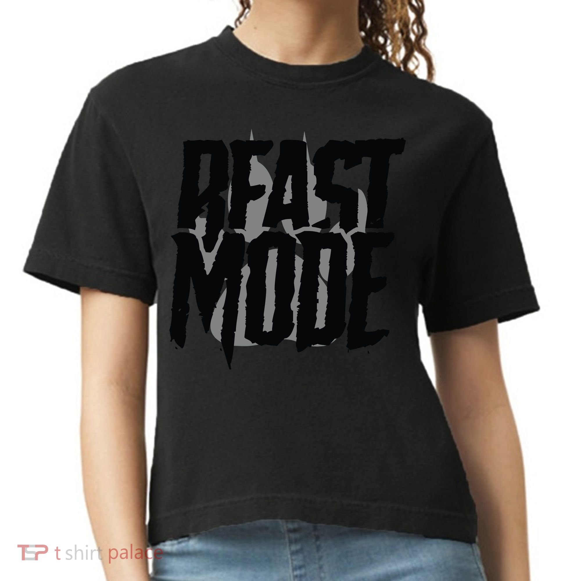 Beast Mode Gym Motivation Comfort Colors Boxy T-Shirt
