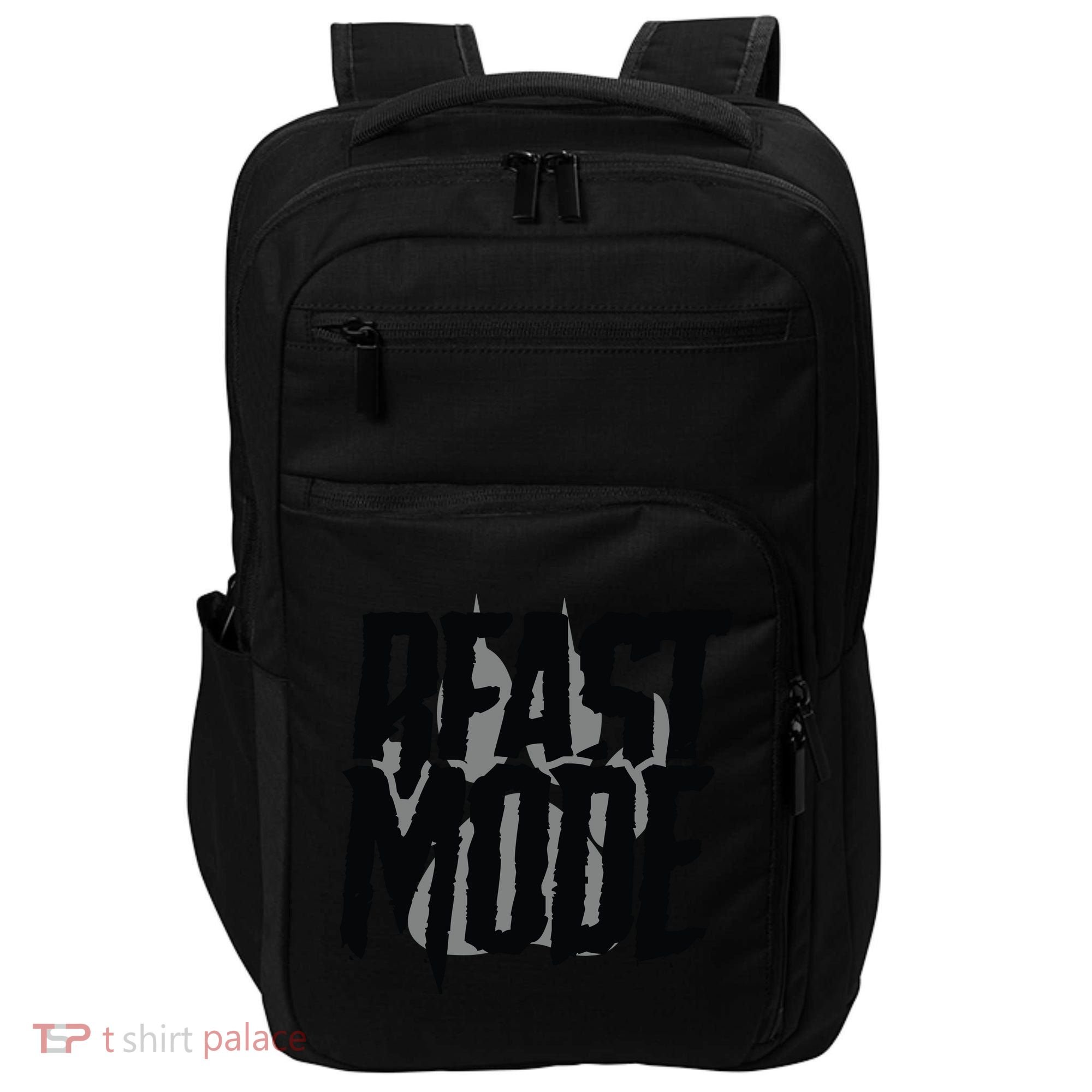 Beast Mode Gym Motivation Impact Tech Backpack