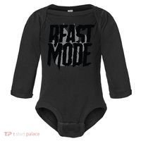 Beast Mode Gym Motivation Baby Long Sleeve Bodysuit thumb 0